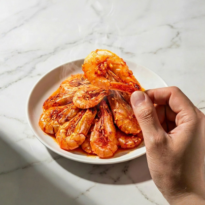 【Buy 1 Get 1 Free】 Ready-to-Eat Crispy Shrimp Snack ❤ Non-Fried& Low Calorie