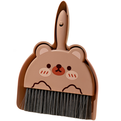 Cartoon desktop mini broom set broom tool children primary school students dustpan combination small