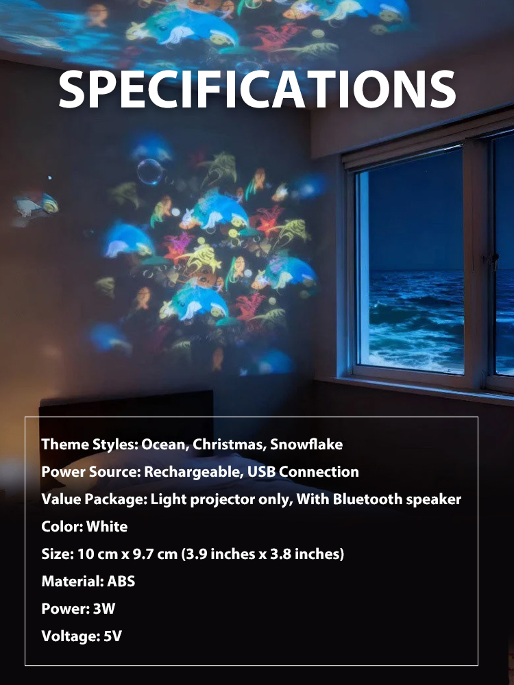 **Immersive Holographic Projection Lamp Loved by Kids | Easy Installation | Plug and Play✨