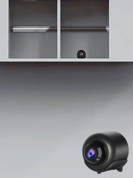 3-second installation, compact and discreet surveillance camera✨No wiring required
