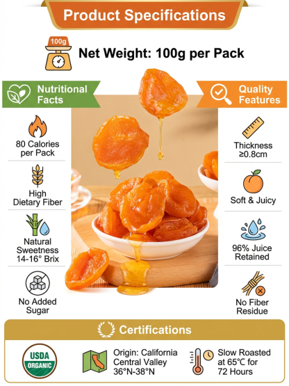 【Buy One Get One Free】Organic Plump Apricots | Rich & Sweet | 0 Additives for Better Health