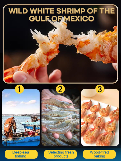 【Buy 1 Get 1 Free】 Ready-to-Eat Crispy Shrimp Snack ❤ Non-Fried& Low Calorie