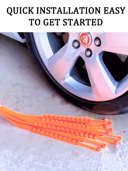 【Stops Instantly Even on Ice】TheSnow Chain That Truly "Grips"