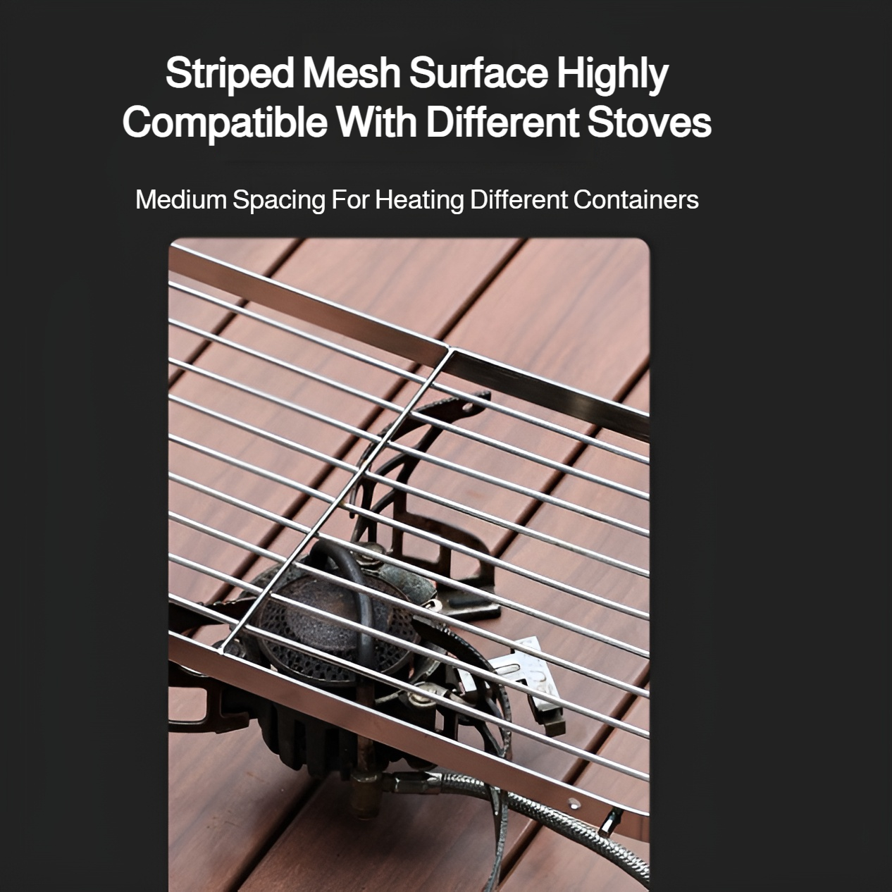 Outdoor portable grill folding stainless steel stove stand mini pot rack picnic grill 