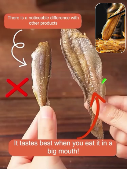 High-protein deep-sea ready-to-eat crispy small yellowfish