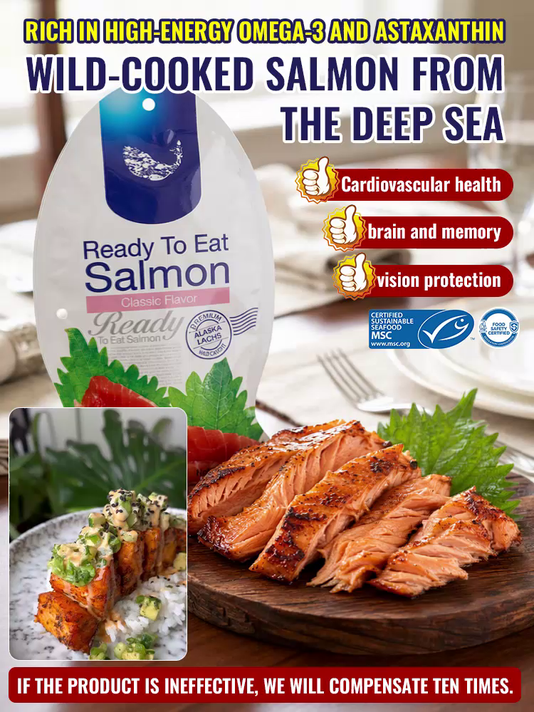 Love at First Bite! Exclusive Wood-Smoked Wild Alaskan Salmon, An Irresistible Flavor Storm