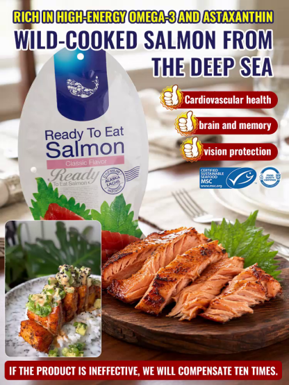 Love at First Bite! Exclusive Wood-Smoked Wild Alaskan Salmon, An Irresistible Flavor Storm