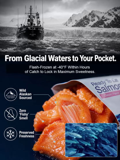 Love at First Bite! Exclusive Wood-Smoked Wild Alaskan Salmon, An Irresistible Flavor Storm