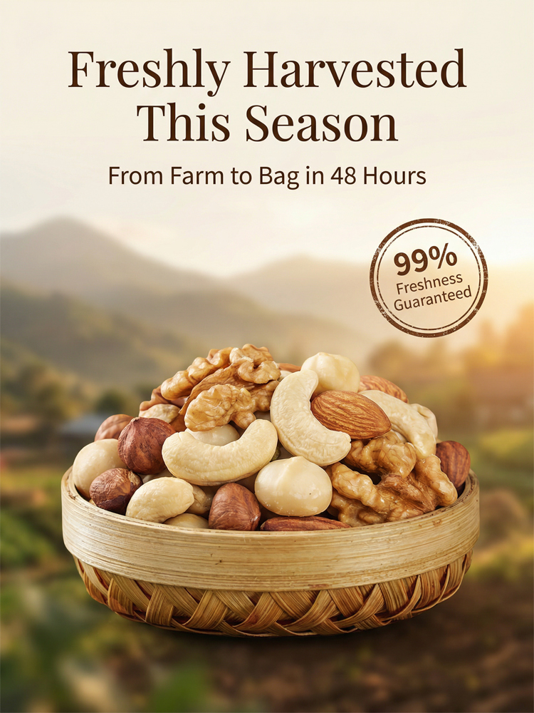 Limited supply for 15 days】California Farm-Fresh Daily Nuts, packed with 670mg of heart-healthy Omega-3s 25g of plant protein ✨