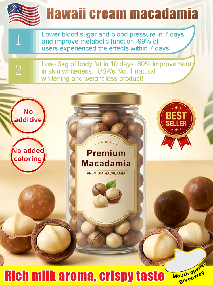[BOGO: Family Size Jars] Thin-shell Creamy Macadamias | Natural & Healthy | Today's Special Only!