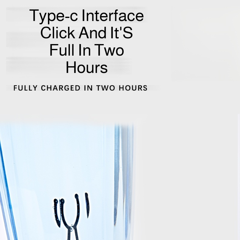 Electric Blender Cup Blender Cup Convenient Sports Fitness Strong Power Washable Safer