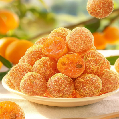 【Buy 1 Get 1 Free】 Honey Licorice Dried Kumquats - 100% Natural, No Added Sugar