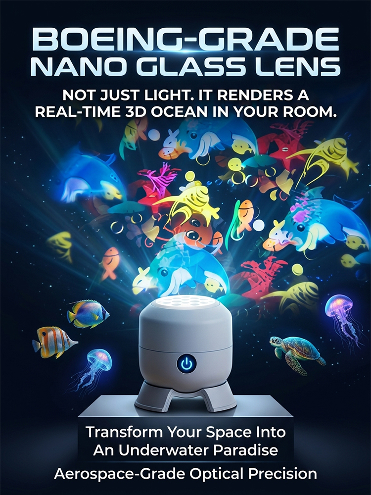 **Immersive Holographic Projection Lamp Loved by Kids | Easy Installation | Plug and Play✨