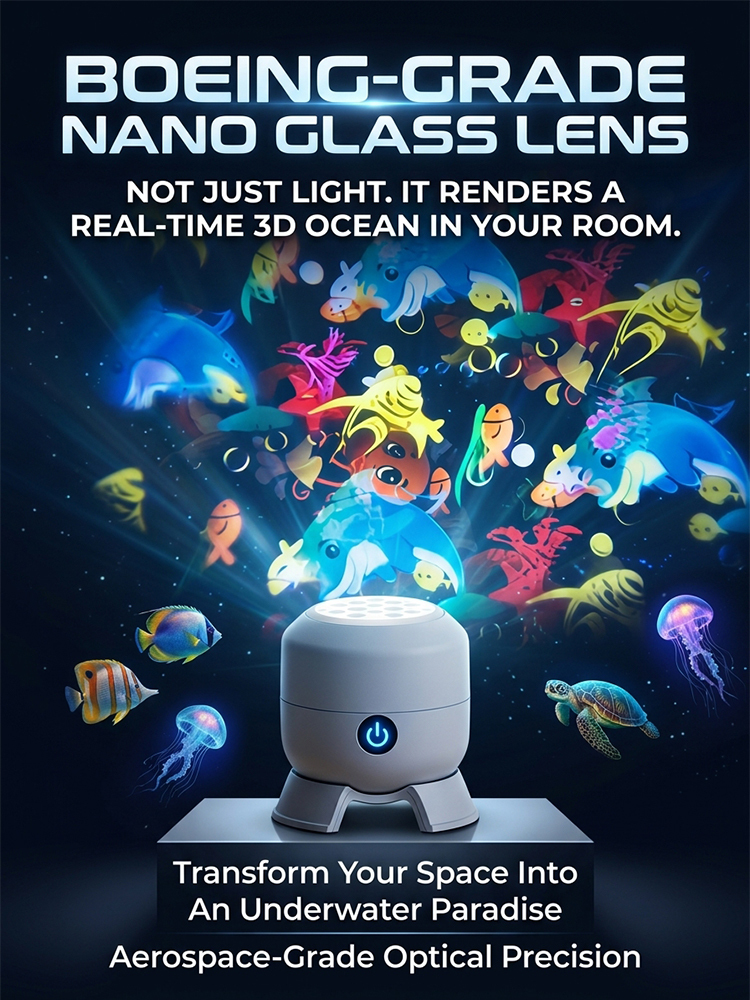 **Immersive Holographic Projection Lamp Loved by Kids | Easy Installation | Plug and Play✨