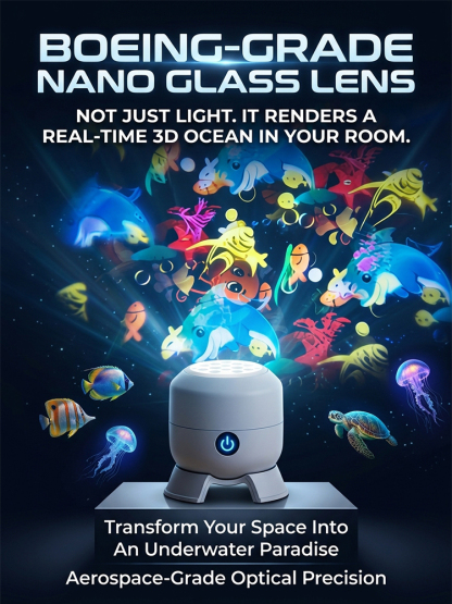**Immersive Holographic Projection Lamp Loved by Kids | Easy Installation | Plug and Play✨