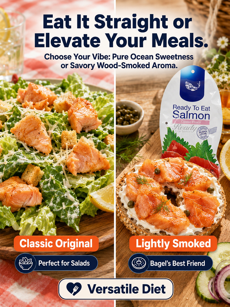 Love at First Bite! Exclusive Wood-Smoked Wild Alaskan Salmon, An Irresistible Flavor Storm