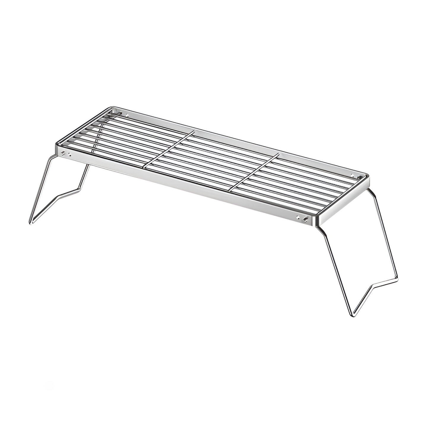 Outdoor portable grill folding stainless steel stove stand mini pot rack picnic grill 