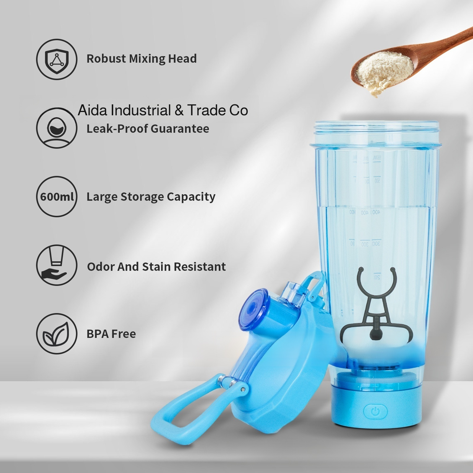 Electric Blender Cup Blender Cup Convenient Sports Fitness Strong Power Washable Safer