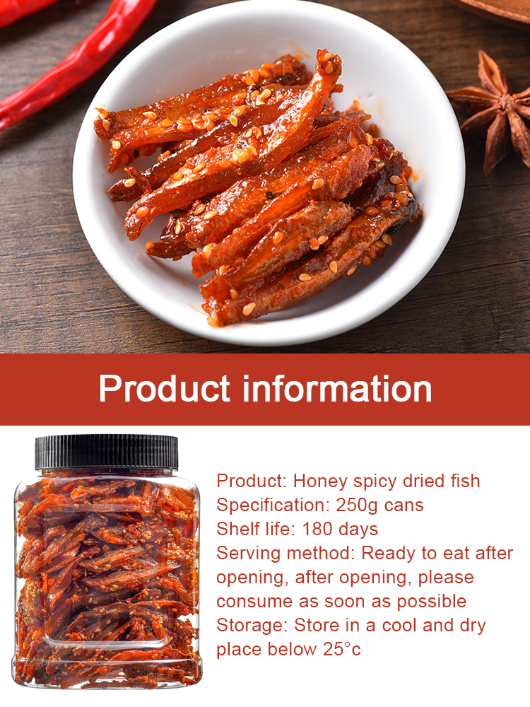 【Value Pack】Ready-to-Eat Honey-Spicy Dried Fish ✨ Non-Fried, Low-Calorie