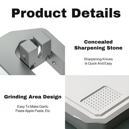 304 stainless steel food grade cutting board antibacterial and mildew proof household cutting board 