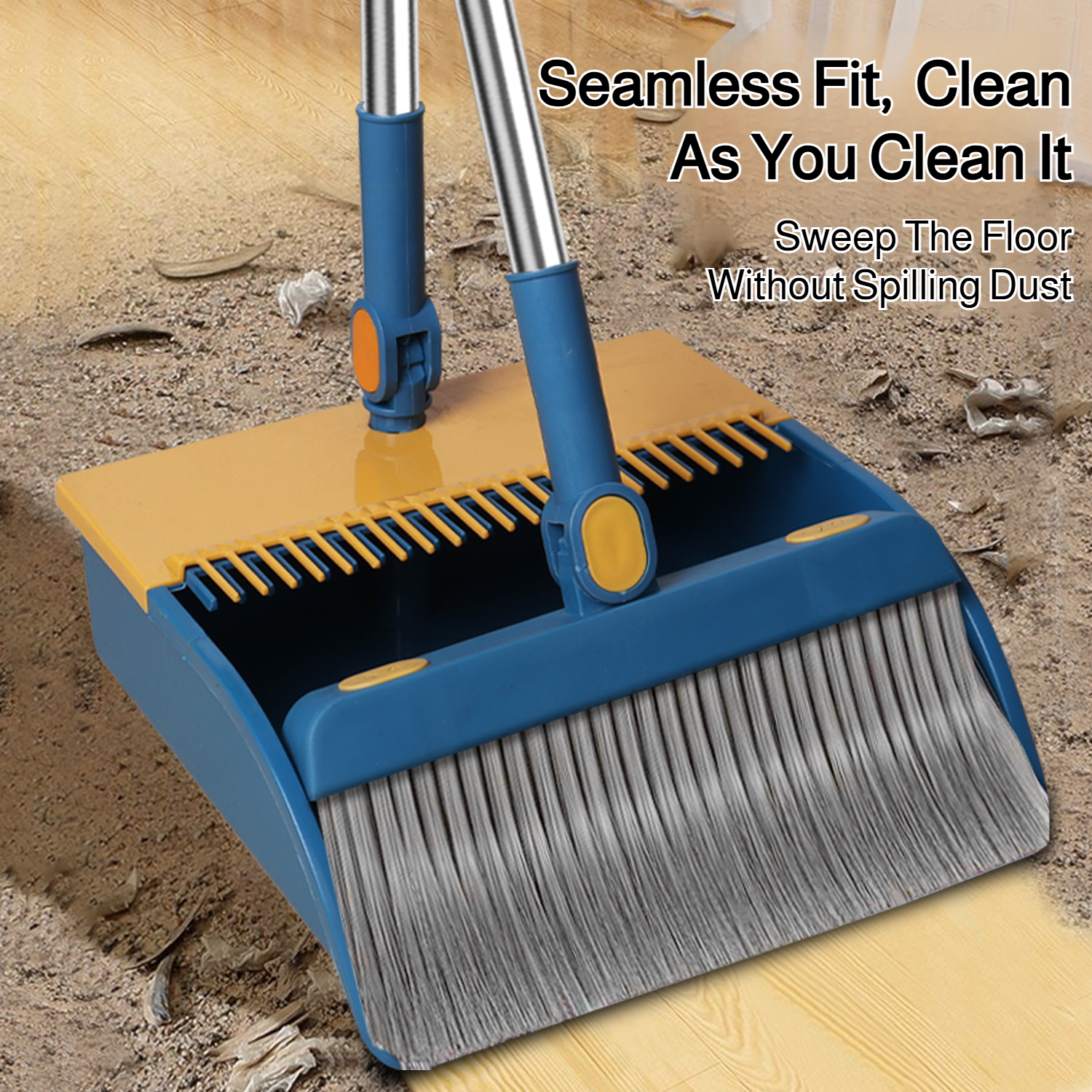 High quality household broom and dustpan combination set