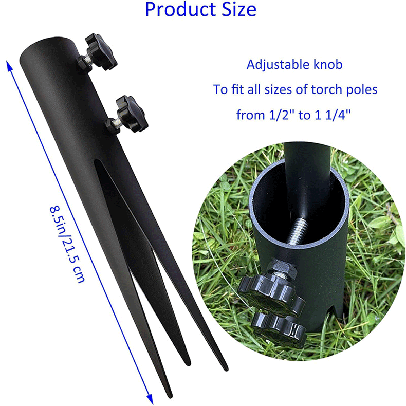 Solar light ground nail metal outdoor adjustable suitable