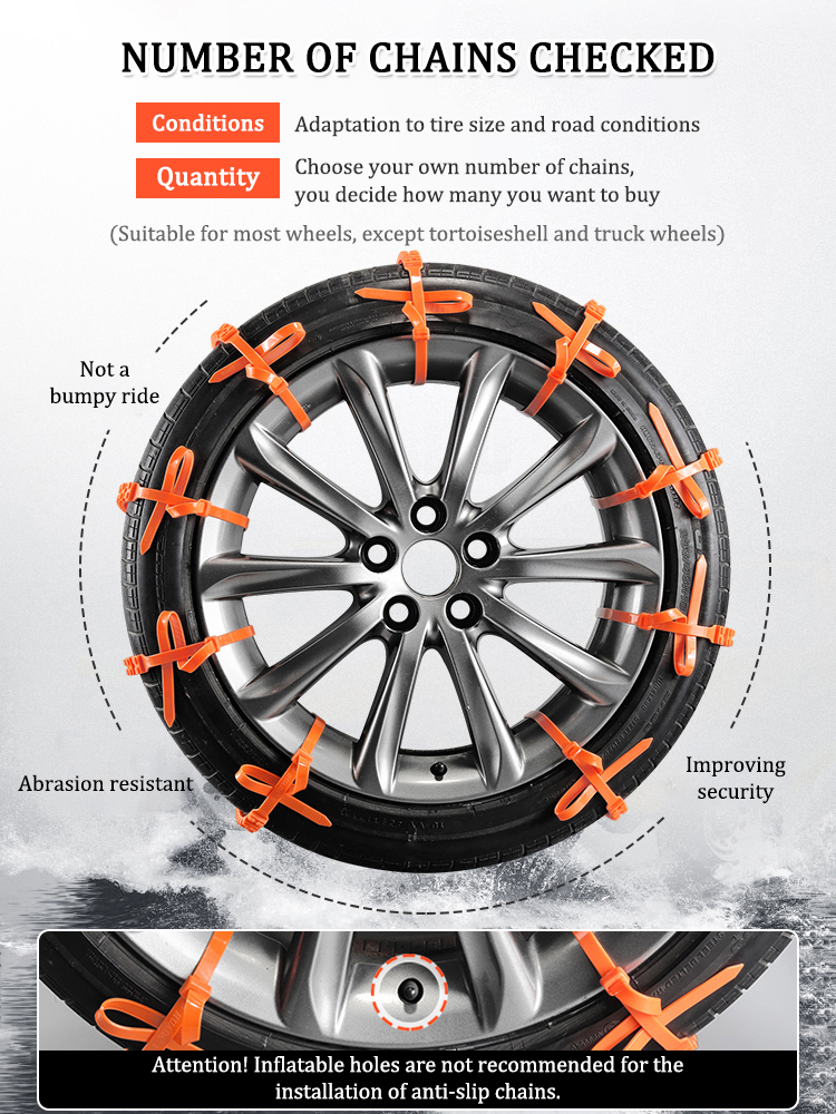 【Stops Instantly Even on Ice】TheSnow Chain That Truly "Grips"