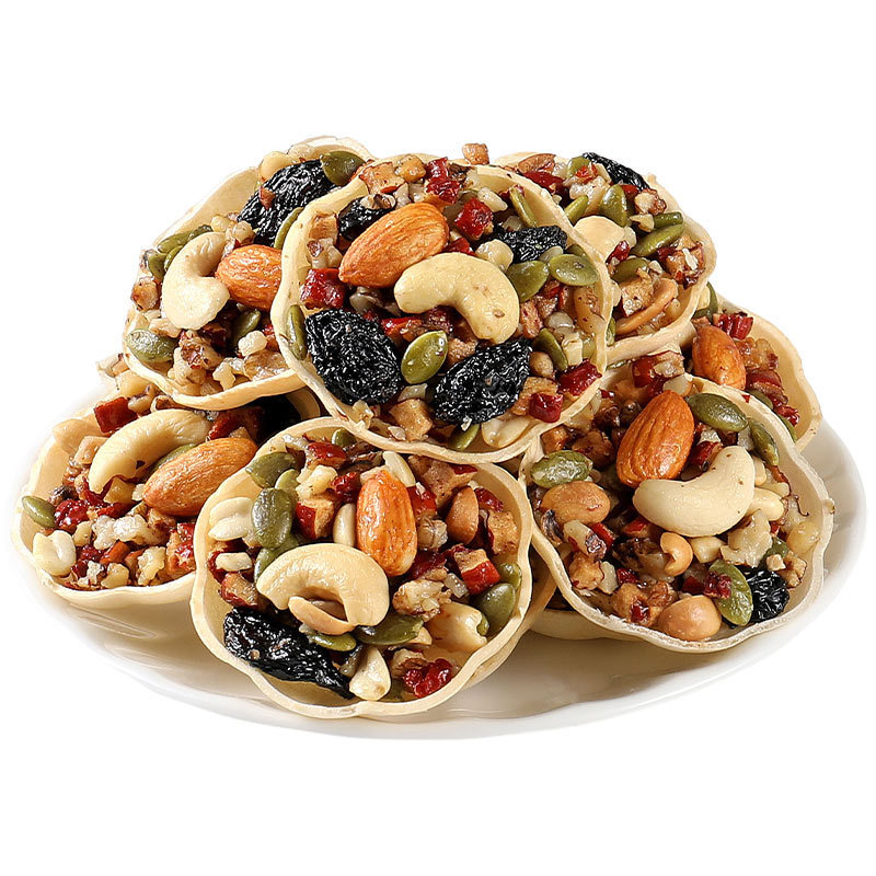 Daily Healthy Eight-Treasure Nut Tart ❤ Triple-layer crispy, low-fat and low-calorie