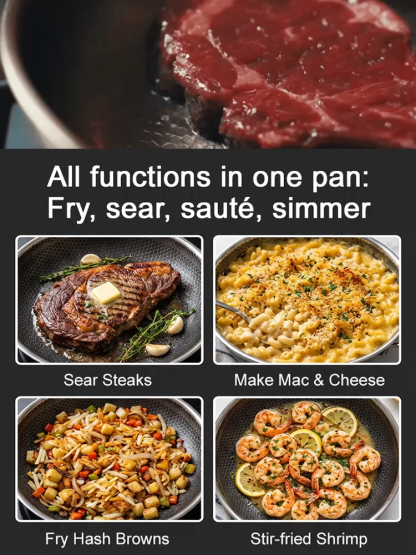 The Professional Hybrid Pan: 5-Star Durability, Zero Chemicals, HalfThe Price