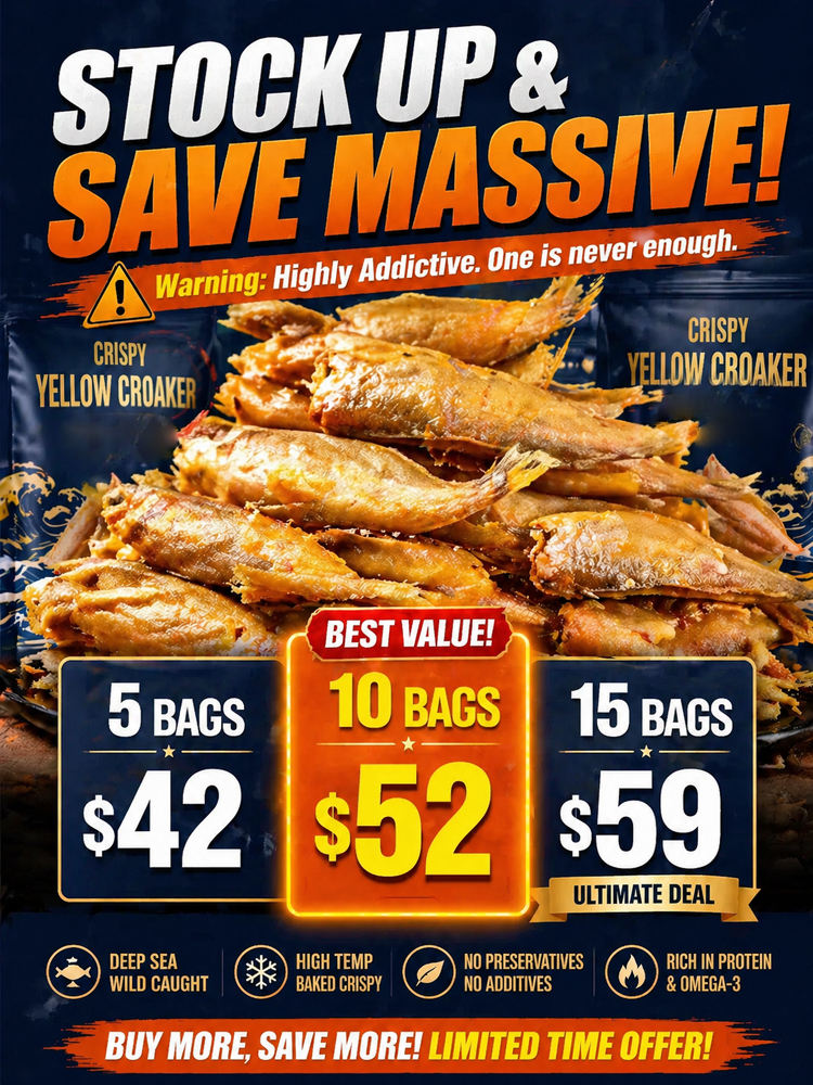 High-protein deep-sea ready-to-eat crispy small yellowfish