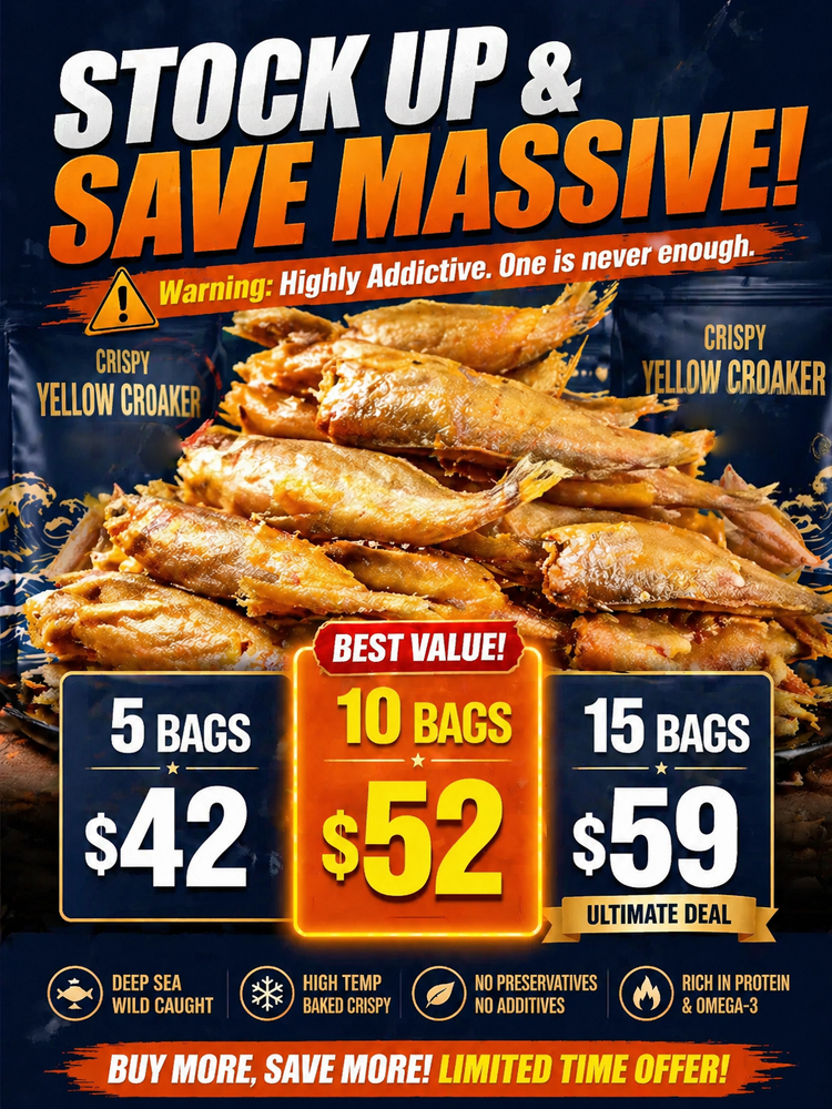 High-protein deep-sea ready-to-eat crispy small yellowfish
