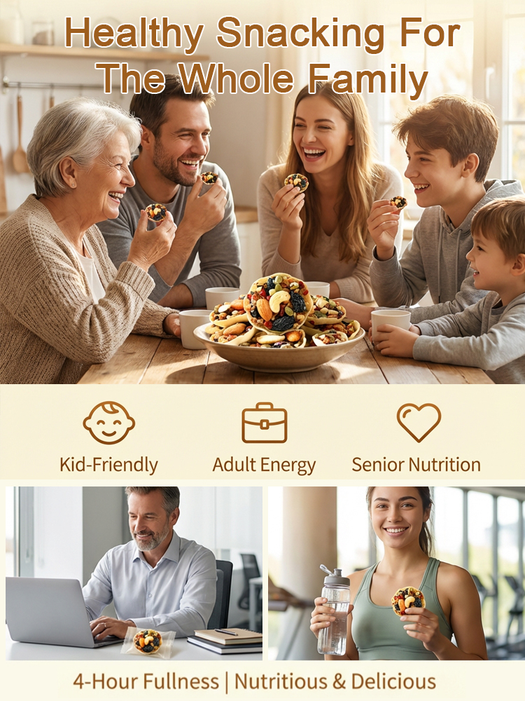 Daily Healthy Eight-Treasure Nut Tart ❤ Triple-layer crispy, low-fat and low-calorie