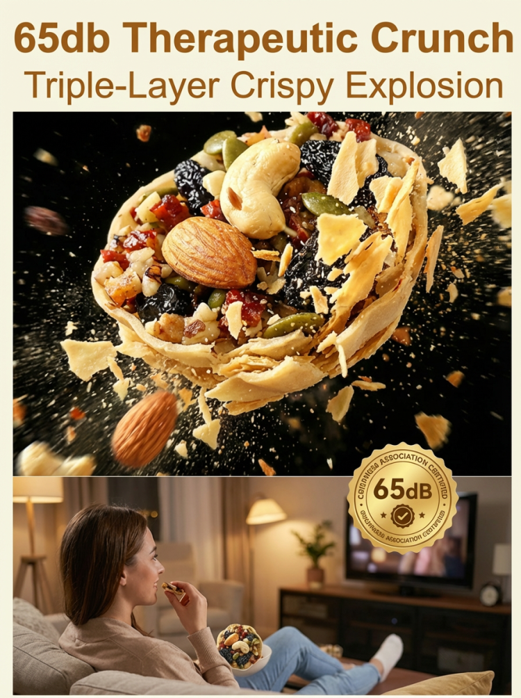 Daily Healthy Eight-Treasure Nut Tart ❤ Triple-layer crispy, low-fat and low-calorie