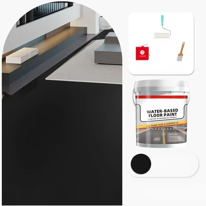 [Super wear-resistant] Golden Silk Armor Water-based Epoxy Floor Paint - No Roller