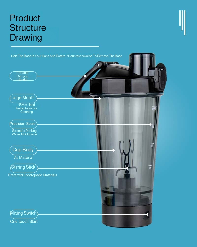 Compact and lightweight blender cup for on the go