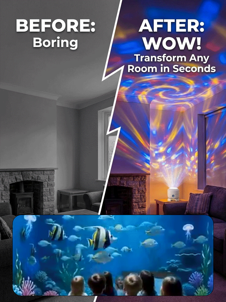 **Immersive Holographic Projection Lamp Loved by Kids | Easy Installation | Plug and Play✨