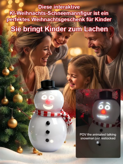 ⛄️KI-Interaktion + Singen + Tanzen. Ein Schneemann, der niemals schmilzt.