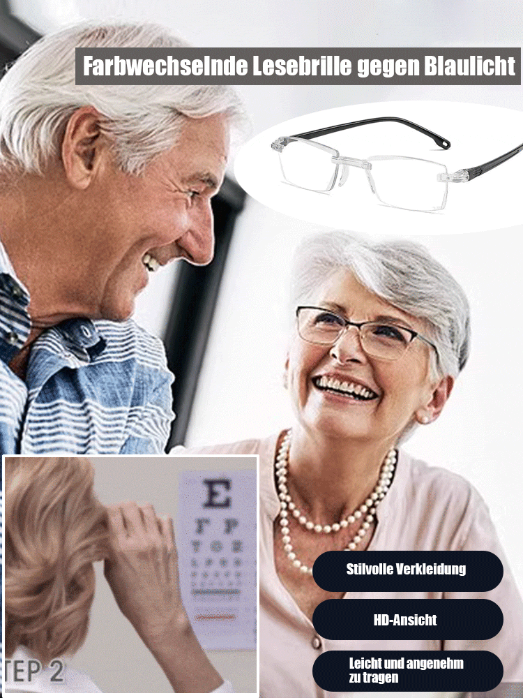 ✨Keine Augenuntersuchung erforderlich. Intelligente Zoombrille. Automatischer Zoom von -7,0 bis +7,0.