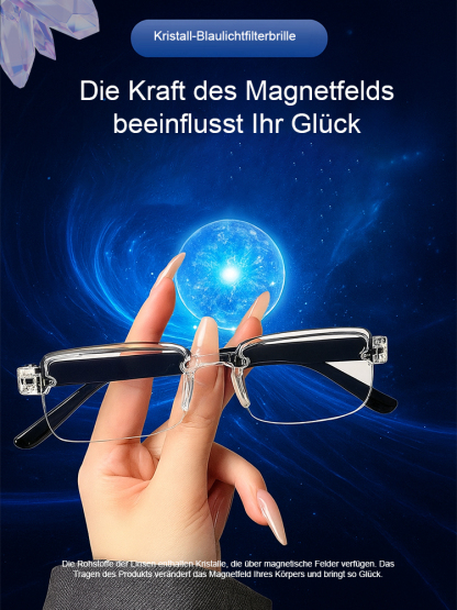 50 Jahren Garantie, Intelligenter Zoom Anti-Müdigkeit Komfort Superleichte Kristall-Lesebrille