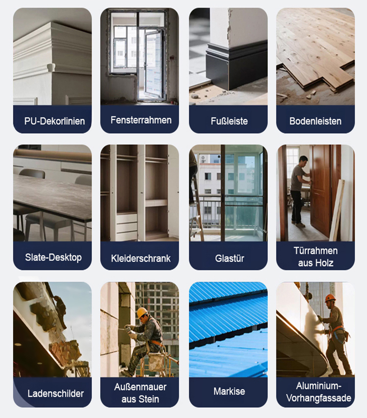 【50 Jahre Garantie】Wasser- und ölabweisender 9900 Strukturkleber