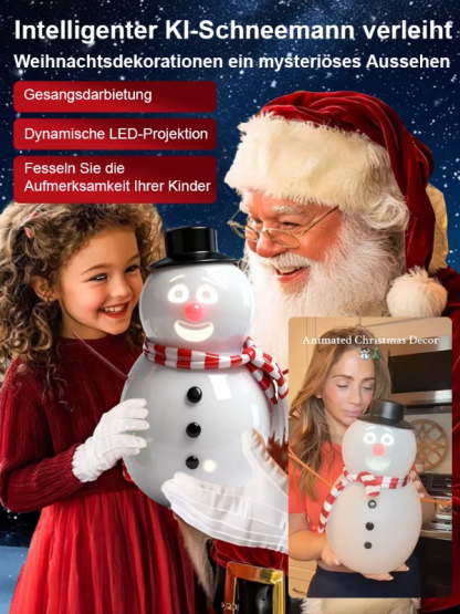 ⛄️KI-Interaktion + Singen + Tanzen. Ein Schneemann, der niemals schmilzt.