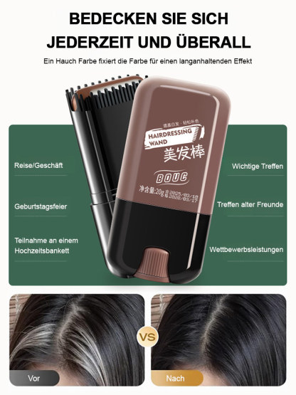 Neuer Haarstift zur Abdeckung von grauem Haar