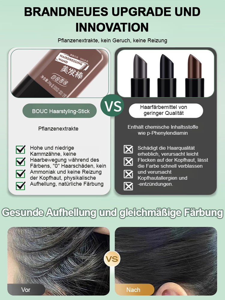 Neuer Haarstift zur Abdeckung von grauem Haar
