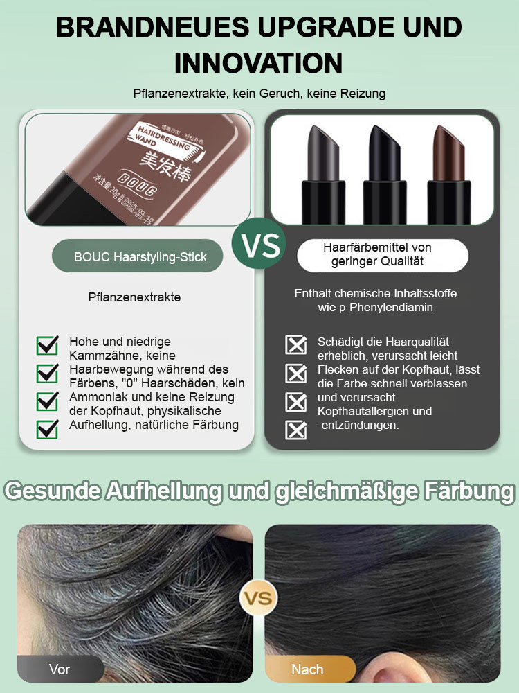 Neuer Haarstift zur Abdeckung von grauem Haar