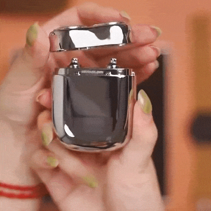 Schnelle Rasur in 3 Sekunden. Doppelkopf-Elektrorasierer