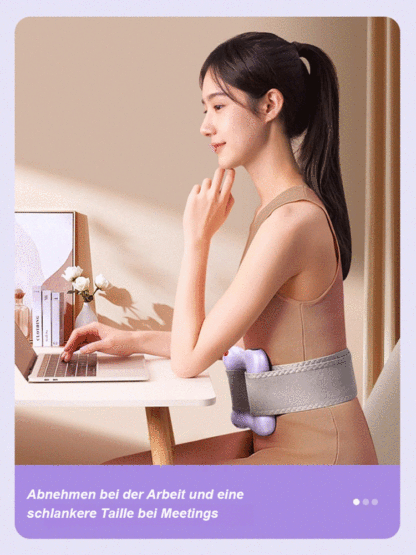 【Keine Bewegung erforderlich, Fettverbrennung + Massage】Multifunktionaler Faszienring Fettverbrennungsgerät