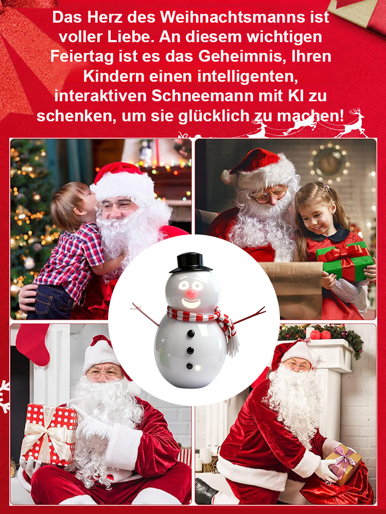 ⛄️KI-Interaktion + Singen + Tanzen. Ein Schneemann, der niemals schmilzt.