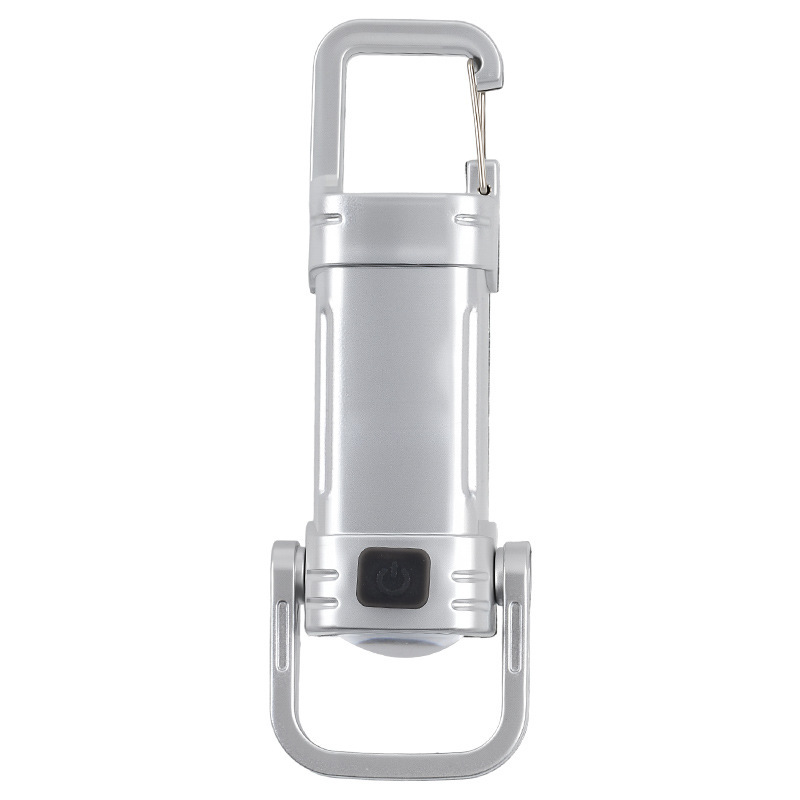 【SOS Notfalllampe + Taschenlampe + Powerbank】Mini-Taschenlampe als Schlüsselanhänger, fünf Helligkeitsstufen