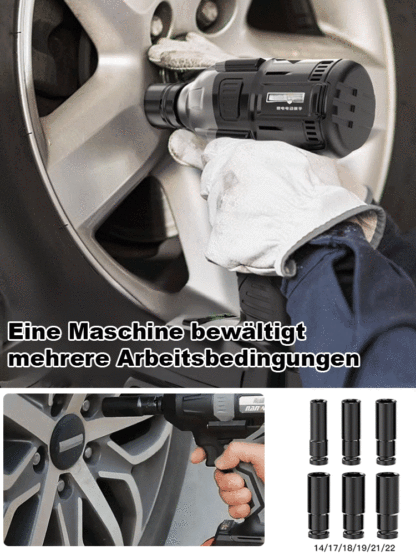 【Superkraft-Schraubenschlüssel】Elektrischer Lithium-Akku kabelloser Schraubenschlüssel