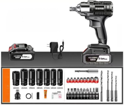 【Superkraft-Schraubenschlüssel】Elektrischer Lithium-Akku kabelloser Schraubenschlüssel